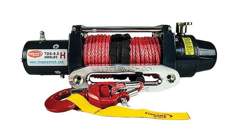 Kingone 9500 pound Winch with Dyneema Rope or steel cable