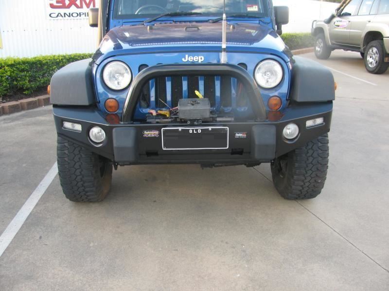 Dobinsons 4x4 JK Jeep wrangler steel winch bullbar