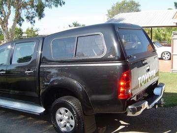 Picture of Fibreglass Canopy to suit 05 on Toyota Hilux Dual cab