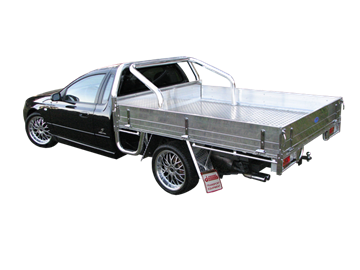 Picture of Deluxe Alloy Tray with Rollbar - FG Falcon Ute