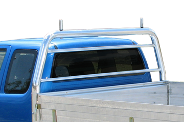 Picture of Rollbar with twin tube headboard mesh