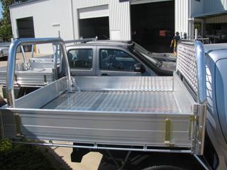 Picture of Deluxe Alloy Tray with Chequerplate Floor - MN Triton GLX-R