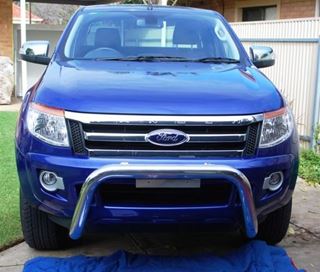 Picture of Polished Alloy Nudge bar - Ford PX Ranger