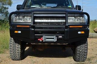 Picture of Dobinsons Steel Winch Bullbar - Suits 80 Series Land cruiser