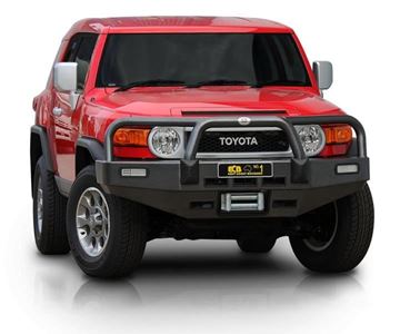 Picture of ECB Bigtube Winch Bullbar - Suits FJ Cruiser