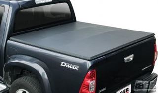 Picture of No Drill Soft Tonneau Cover - Holden Rodeo Colorado or Isuzu D-Max Dual Cabs