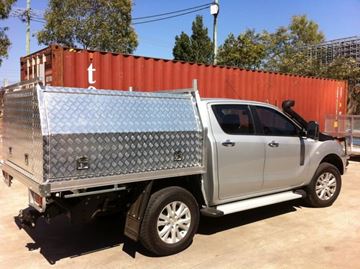 Picture of Chequerplate Alloy Ute Canopy