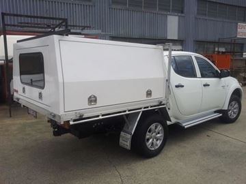 Picture of 3XM Dual Cab Powdercoated Alloy Flatplate Canopy