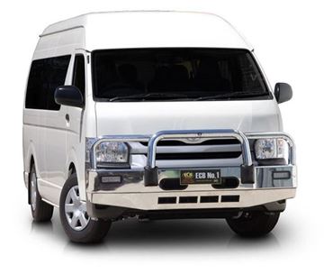 Picture of ECB Alloy Big tube Bullbar - Suits Hiace Van