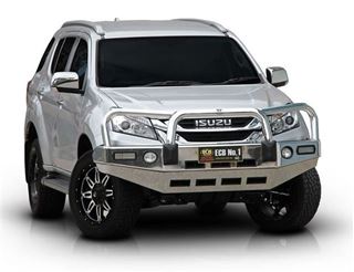 Picture of ECB Polished Alloy Bullbar - Isuzu MU-X (11/13 - 01/17)