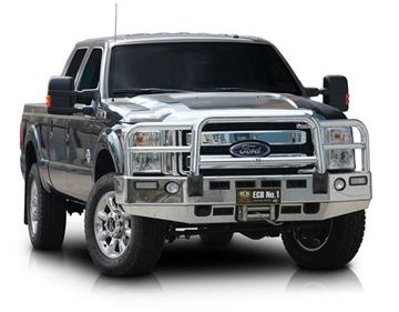 Picture of 2015 F350 Super Duty ECB Bigtube Polished Alloy Winch Bar