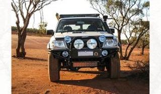 Picture of Nissan GU Patrol X-ROX steel winch compatible bullbar