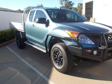 Picture of Siderails and sidesteps - Mazda BT50 (10/2011 on) extra cab