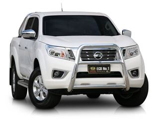 Picture of 2015 D23 Navara 76 mm series 2 ECB Polished alloy high nudge bar