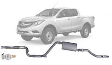 Picture of 2015 Mazda Bt50 Redback exhaust system