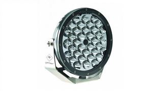 Picture of Lightforce chrome 215mm Round LED Driving Light 108W 5000K Spot Beam Single