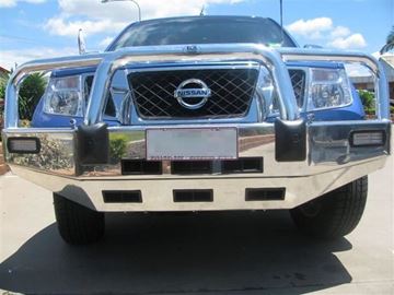 Picture of ECB Polished Alloy Bullbar - Navara D40