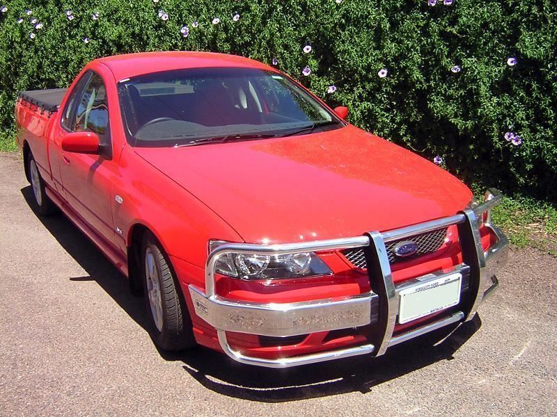 2012 Ford Falcon polished alloy Bullbar