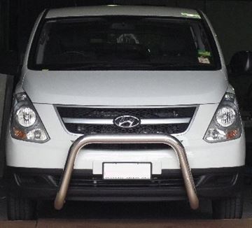 Picture of Hyundai I load 76 mm polished alloy low nudge bar