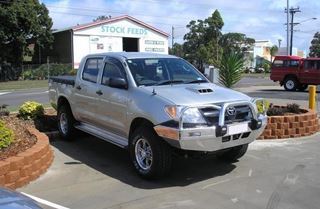 Picture of Polished Alloy Allbar to suit 2005 Toyota Hilux Dual cab