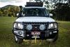 Picture of 2013 Landrover Discovery 4 Opposite Lock Steel Winch Compatible steel bull bar