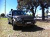 Picture of 2013 Landrover Discovery 4 Opposite Lock Steel Winch Compatible steel bull bar