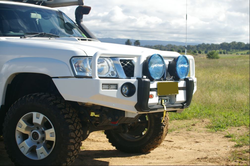 GU Patrol OL triple loop bullbar