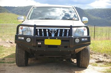 Picture of OL Post Style Bullbar - Suits 120 Series Prado