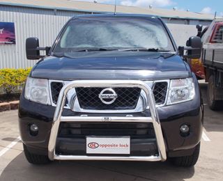 Picture of ECB Alloy High Nudgebar - Nissan Navara D40