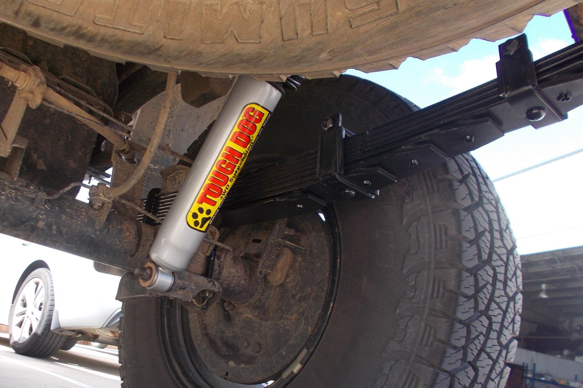 d22 navara long travel shocks