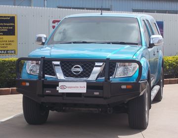 Picture of Dobinsons Classic Black Bullbar - D40 Navara