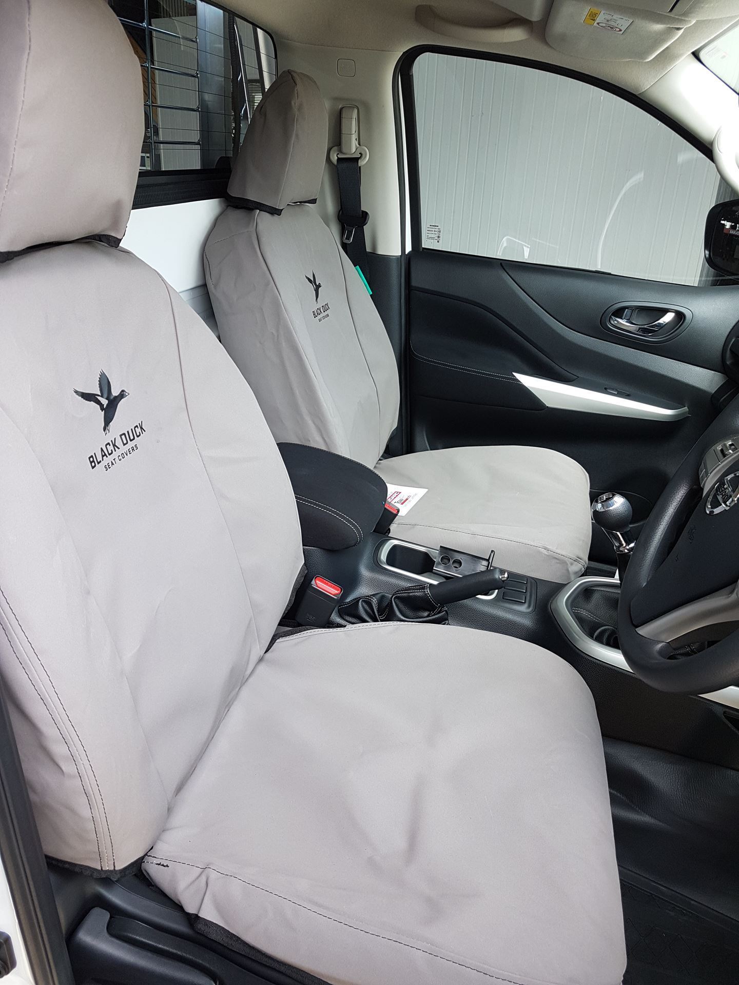 Black Duck Seat Covers - Nissan NP300