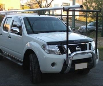 Picture of Polished alloy Nudge bar and H rack - Navara D40