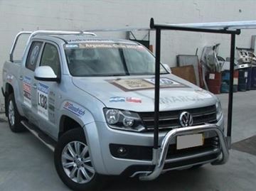 Picture of 2014 VW Amarok 76 mm polished alloy nudge bar and H rack