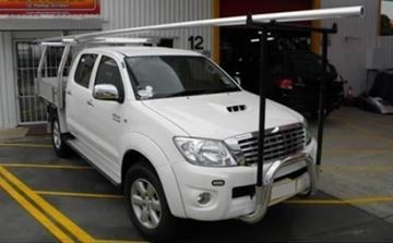 Picture of Polished Nudge bar and H rack - Suits Hilux (09/11 - 06/15)