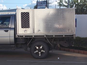 Picture of Alloy Checkerplate Canopy - Nissan Patrol
