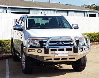 Picture of ECB Alloy Bullbar with Foglights - Ford Ranger PX