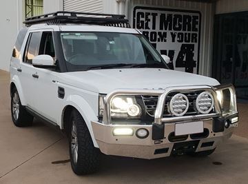 Picture of 2014 Landrover Discovery Polished Alloy Bullbar